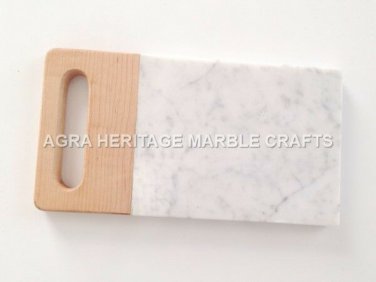 9"x12" Creative Design Marble Wood Chopping Board Platter Occasional Decor E696