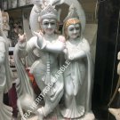 60" White Marble Radha Krishna Handmade Sculpture Wedding Love Gift Decor E1184 60" White Marble Radha Krishna Handmade Sculpture Wedding Love Gift Decor E1184