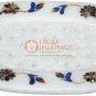 4"x3" Marble White Top Soap Dish Bar Lapis Inlay Pietradura Floral Veterans Gift