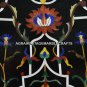 Marble Dining Side Table Top Stone Inlay Pietra Dura Outdoor Patio Decor H1383