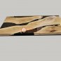 Epoxy Live Edge Wood Conference Meeting Center Custom Table Top Office Decor Art