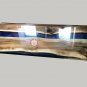 Blue Resin Walnut Restaurant Luxury Dining Table Top Live Edge Design Patio Deco