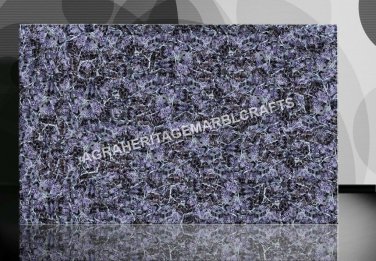 Amethyst With Silver Back-Lit LED Light Inlay Christmas Eve Table Top Decor E205