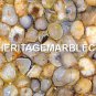 Marble Kitchen Table Top Yellow Agate Semi Precious Stones Outdoor Decor H5608