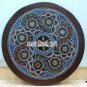 Marble Dining Table Top Precious Stone Scagliola Inlay Arts Hallway Decor H3794