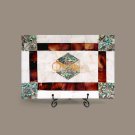 White Marble Trays Handmade Pietra Dura Inlay Serving Tray Home Decorative Gifts
