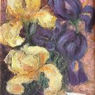 Oil Painting—Pansies—Fine Art Oil Painting-Size: 12" x  8" (30 cm x 20 cm)