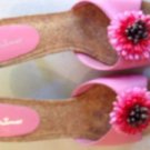Woman summer cork shoes size 8 1/2 used