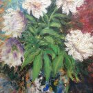 Oil Painting—Peonies—Fine Art Oil Painting-Size: 20" x  20" (50 cm x 50 cm)