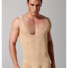 #661 Howeray men's sexy underwear lingerie mesh transparent bodysuits lounge sleep wear onesie