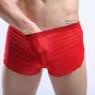 Men's sexy underwear transparent mesh gauze breathable boxer briefs #M14-3