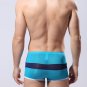 Sky blue 3pcs Men's sexy underwear ice silky boxer briefs underpants #B010