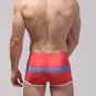 Orange 3pcs Men's sexy underwear ice silky boxer briefs underpants #B010
