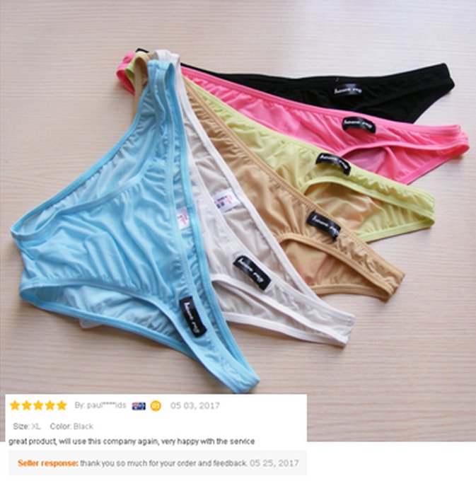 6pcs/Lot Men's sexy Brief Male Underwear Panties cuecas #B318