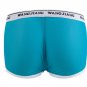 2PK Blue Men's sexy underwear mesh guaze sheer boxer briefs underpants #5001PJ