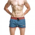 #1024 Blue Seobean Sexy men's clothing quick dry sports running shorts