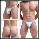 Ciokicx 3pcs white sexy gay men's underwear cotton low rise thongs t-strings g-string #C045