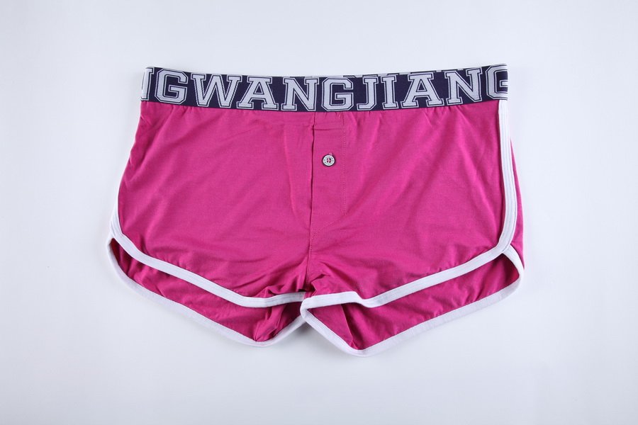 #5006DK Rose Wangjiang men's underwear cotton U bag pouch button opening underpants boxer briefs