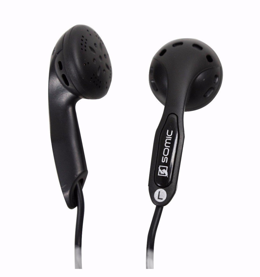 #MX-112 Somic 2 meters long 3.5mm plugs Computer mobile headphones wired in-ear stereo earphones