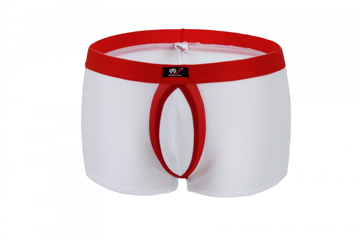 #1002PJ White Wangjiang Brand Men's sexy underwear Ice Silky U bag Boxer briefs Underpants