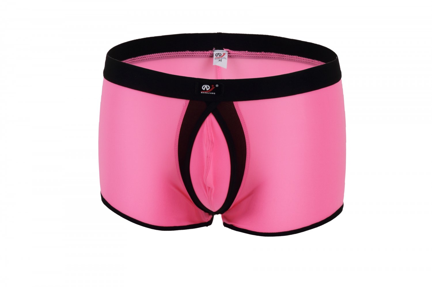 #1002PJ Pink Wangjiang Brand Men's sexy underwear Ice Silky U bag Boxer briefs Underpants