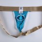 Blue 3pcs Wangjiang Gay Men's sexy underwear pouch double thongs g-string t-strings #5008SD