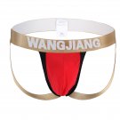 Red 3pcs Wangjiang Gay Men's sexy underwear pouch double thongs g-string t-strings #5008SD