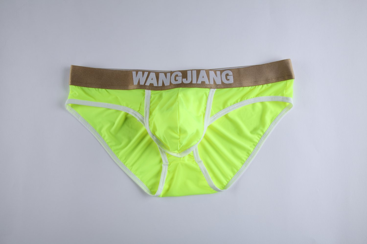 #5008SJ Green Wangjiang brand men's underwear ice silky U bag pouch underpants briefs panties cuecas
