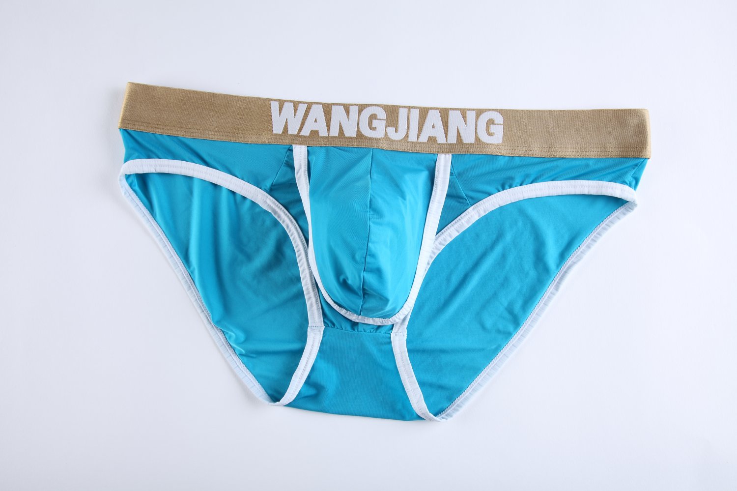 Blue 3pcs men's underwear ice silky briefs underpants #5008SJ