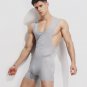 Men's sexy underwear Superbody mesh holes wrestling singlet sleepwear bodysuits #SP180607