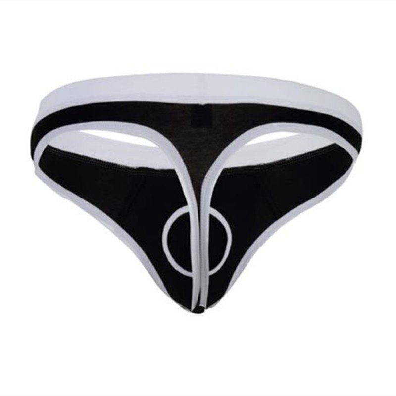 3pcs Black men's sexy underwear pouch thong g-string #2002DK
