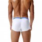 White 3pcs Men's sexy underwear cotton blend low rise boxer briefs #8201