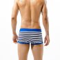 Blue Stripes 3pcs Men's sexy underwear cotton blend boxer briefs #80204