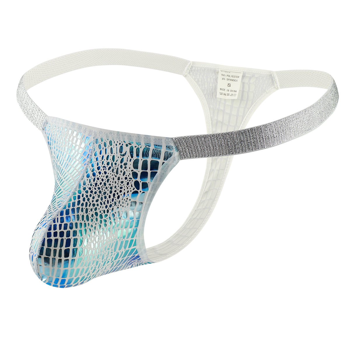 4pcs Crocodile Men g-strings undwear pouch thongs Tanga t-strings T-back #D208