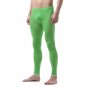 Men's sexy underwear extra-thin ice silky sleep bottoms lounge pants Green #VS007QK