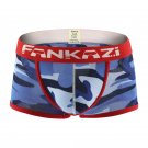 Wholesale 3pcs Fankazi Sexy Men's Underpants Camouflage mesh holes Pouch boxers underwear #6002PJ