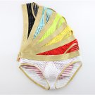Wholesale Mixed 6pcs Men's sexy underpants translucent stripes low rise briefs underwear #627
