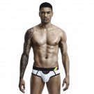 3PK Mesh holes cut-out Men's sexy underwear sheer pouch briefs White #0101