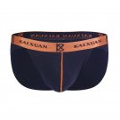 Modal Seamless Sexy men's underwear pouch briefs Navy Blue #KX008SJ