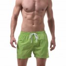 Men's clothing quick-dry drawstring running sports gym causal shorts Green #VS004DK