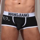 Men's sexy underwear Physiological enhancing bulge boxers briefs underpants Black #1037CPJ