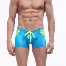 Wangjiang Men's mesh block beach board swimsuit swimwear swimming boxers Blue #1014PJ