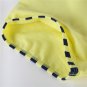 Men's clothing cotton blend V-neck stripes short sleeve sports t-shirt Yellow #1017DX