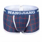 Sexy men's underpants underwear lingerie cotton Plaid graphic printed pouch boxers #5005PJ