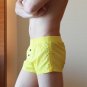 Men's sexy fashion underwear lingerie 100% cotton pouch boxers underpants Yellow #4023JJK