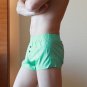 Men's sexy fashion underwear lingerie 100% cotton pouch boxers underpants Green #4023JJK