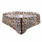 3PK Men's sexy underwear lingerie Leopard graphic printed pouch briefs underpants #3033SJ