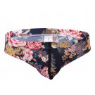 3PK Men's sexy underwear lingerie Rose graphic printed pouch briefs underpants #3033SJ