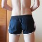 Sexy men's fashion underwear 100% cotton pockets pouch boxer shorts loungewear Black #4023DK