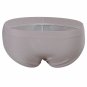3PK Men's sexy underwear lingerie solid ice silk pouch briefs underpants Gray #3037SJ